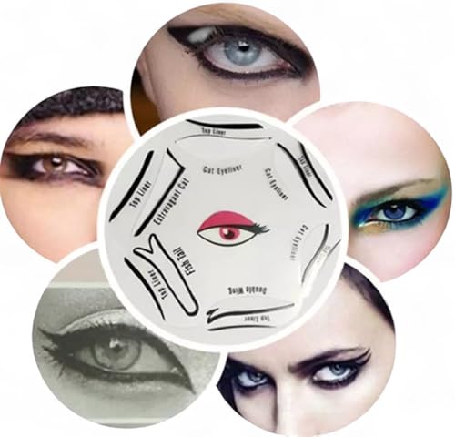 Eyelinerschablone 6-in-1 – Kompakte Make-up Vorlage für Cat-Eye, Smokey Eyes & mehr Eyelinerschablone 6-in-1 – Kompakte Make-up Vorlage für Cat-Eye, Smokey Eyes & mehr von WOO GIRL