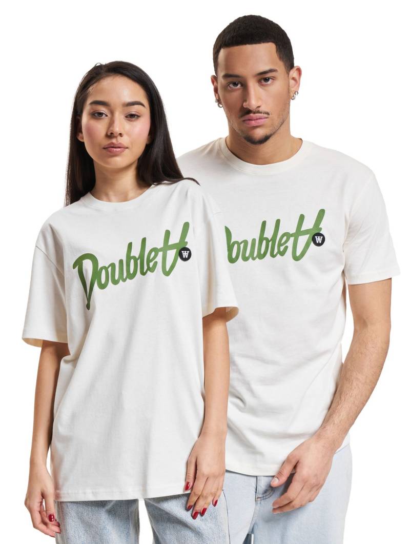 WOOD WOOD Ace T-Shirt mit Schriftzug und Aufnäher, cremeweiß WOOD WOOD Ace T-Shirt mit Schriftzug und Aufnäher, cremeweiß von WOOD WOOD