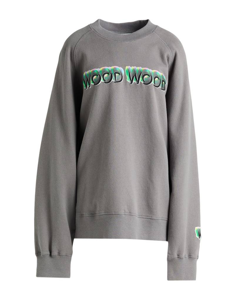 WOOD WOOD Sweatshirt Damen Grau WOOD WOOD Sweatshirt Damen Grau von WOOD WOOD