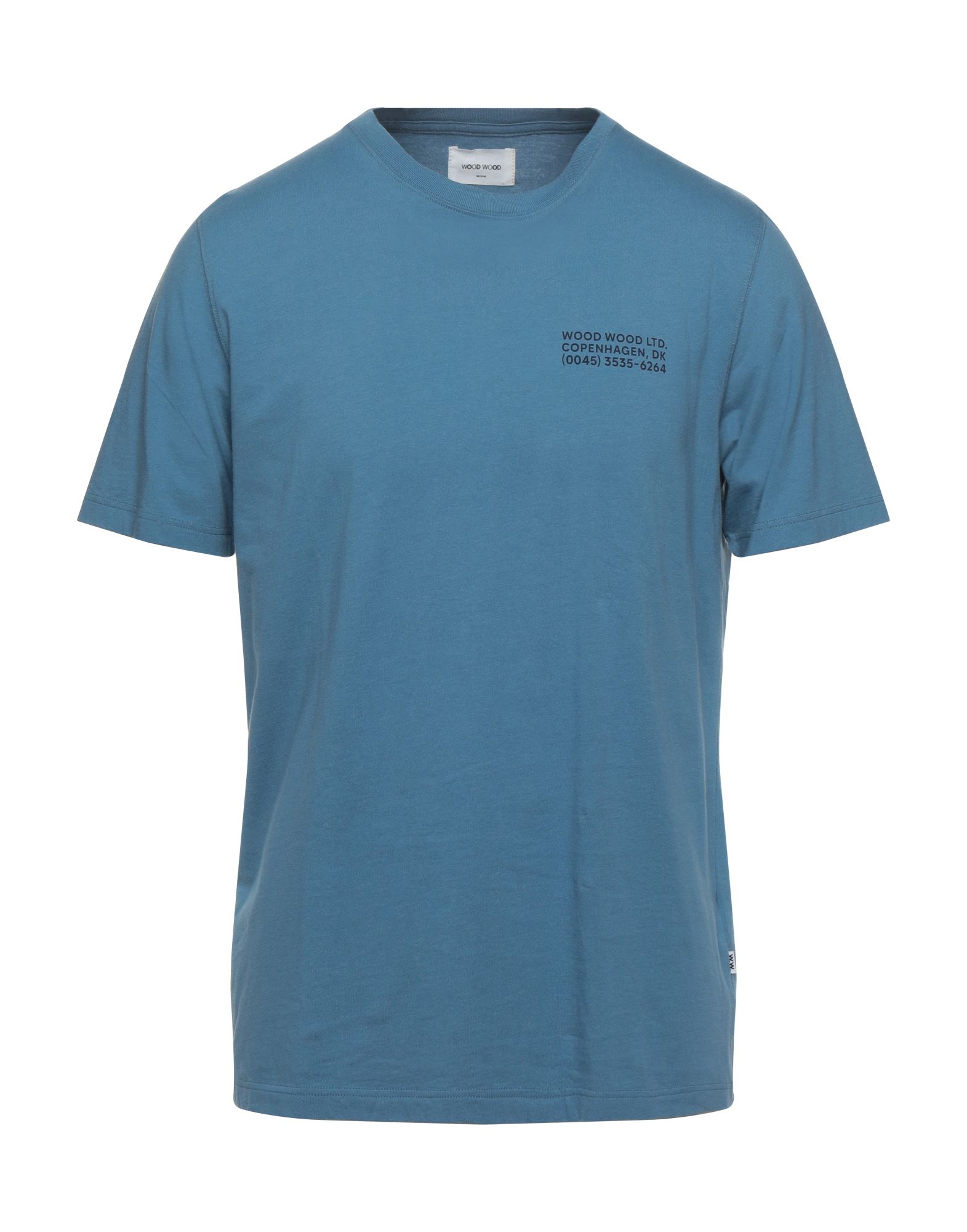 WOOD WOOD T-shirts Herren Taubenblau von WOOD WOOD