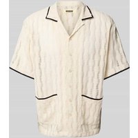 WOODBIRD Freizeithemd mit Knopfleiste Modell 'Sunny' in Offwhite, Größe XL von WOODBIRD