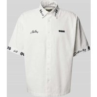 WOODBIRD Freizeithemd mit Knopfleiste Modell 'Wang' in Offwhite, Größe XL von WOODBIRD