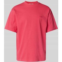 WOODBIRD Oversized T-Shirt mit Label-Stitching in Pink, Größe XL WOODBIRD Oversized T-Shirt mit Label-Stitching in Pink, Größe XL von WOODBIRD