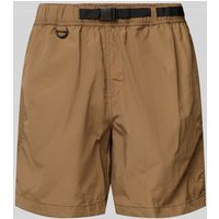 WOODBIRD Regular Fit Shorts mit Gürtel Modell 'Choi' in Hellbraun, Größe L von WOODBIRD