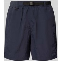 WOODBIRD Regular Fit Shorts mit Gürtel Modell 'Choi' in Marine, Größe L von WOODBIRD