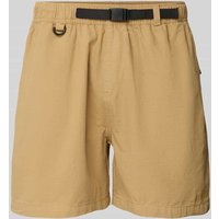 WOODBIRD Relaxed Fit Shorts mit Gürtel Modell 'Choi' in Beige, Größe M von WOODBIRD