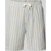 WOODBIRD Shorts mit elastischem Bund Modell 'Bommy' in Hellblau, Größe XL von WOODBIRD