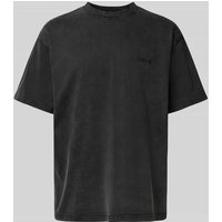 WOODBIRD T-Shirt mit Label-Stitching Modell 'Baine' in Black, Größe M WOODBIRD T-Shirt mit Label-Stitching Modell 'Baine' in Black, Größe M von WOODBIRD