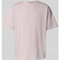 WOODBIRD T-Shirt mit Label-Stitching Modell 'Baine' in Flieder, Größe XXL WOODBIRD T-Shirt mit Label-Stitching Modell 'Baine' in Flieder, Größe XXL von WOODBIRD