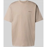 WOODBIRD T-Shirt mit Label-Stitching Modell 'Baine' in Hellgrau, Größe XXL WOODBIRD T-Shirt mit Label-Stitching Modell 'Baine' in Hellgrau, Größe XXL von WOODBIRD
