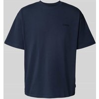 WOODBIRD T-Shirt mit Label-Stitching Modell 'Baine' in Marine, Größe XXL WOODBIRD T-Shirt mit Label-Stitching Modell 'Baine' in Marine, Größe XXL von WOODBIRD