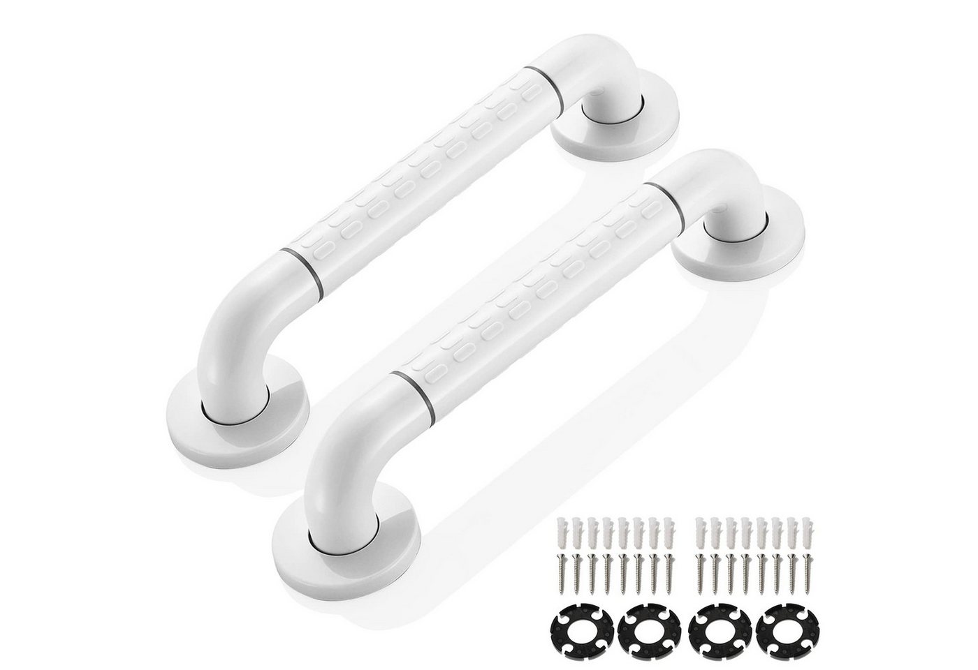 WOOHSE Haltegriff 2er Set Wandhaltegriff Weiß Badewannengriff für Senioren, Mit Leuchtring,Tragfähigkeit: 150 kg WOOHSE Haltegriff 2er Set Wandhaltegriff Weiß Badewannengriff für Senioren, Mit Leuchtring,Tragfähigkeit: 150 kg von WOOHSE