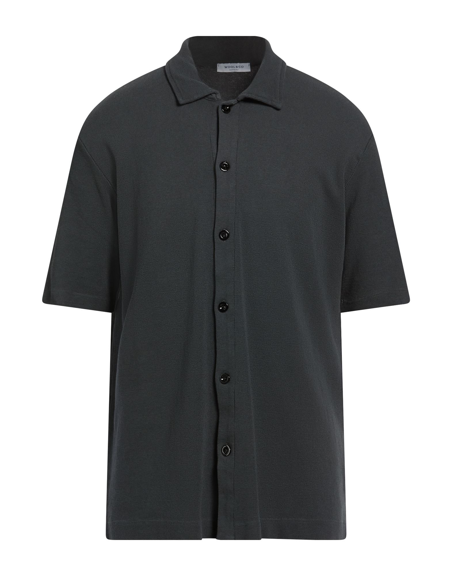 WOOL & CO Hemd Herren Braungrau von WOOL & CO