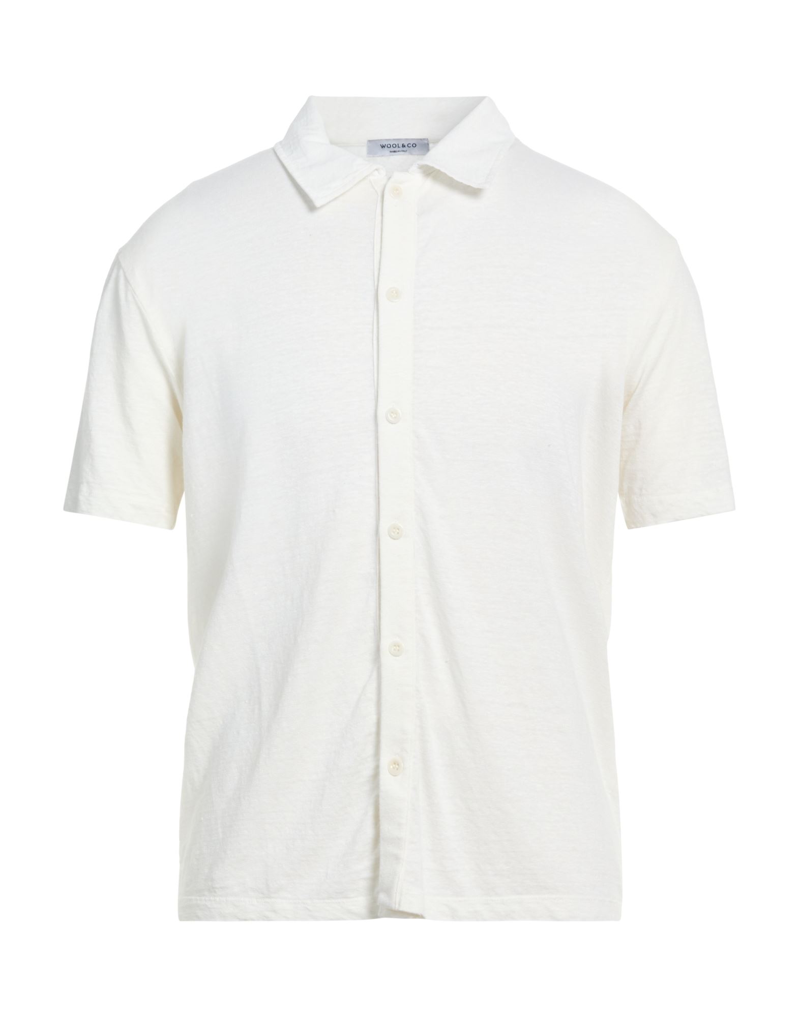 WOOL & CO Hemd Herren Cremeweiß von WOOL & CO