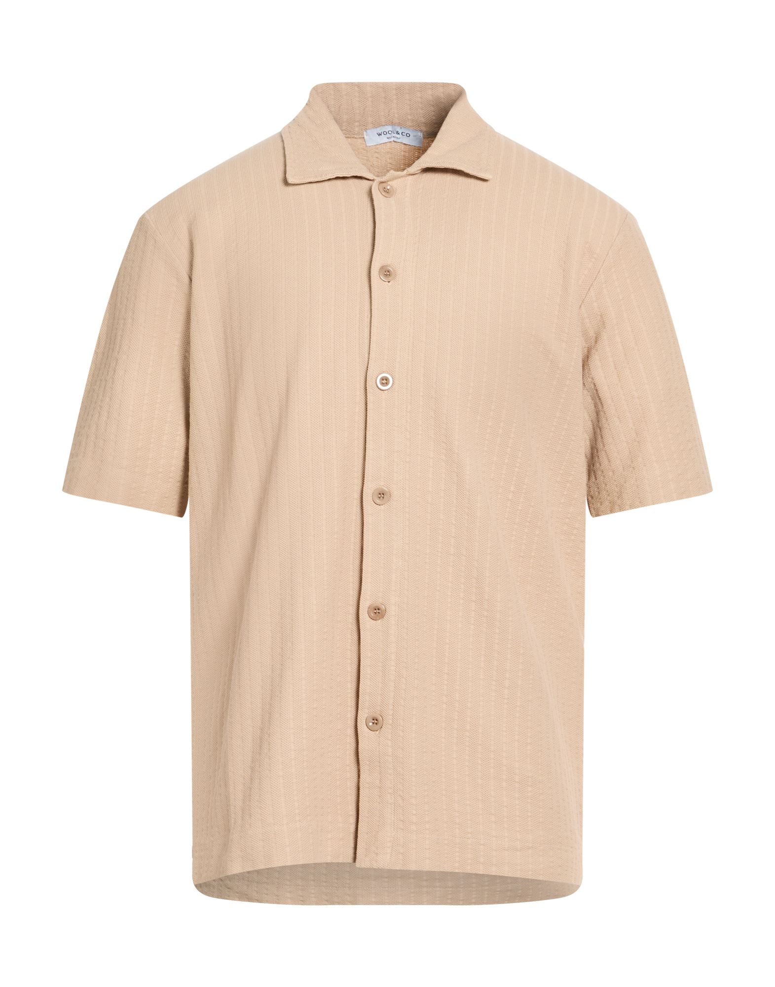 WOOL & CO Hemd Herren Sand von WOOL & CO