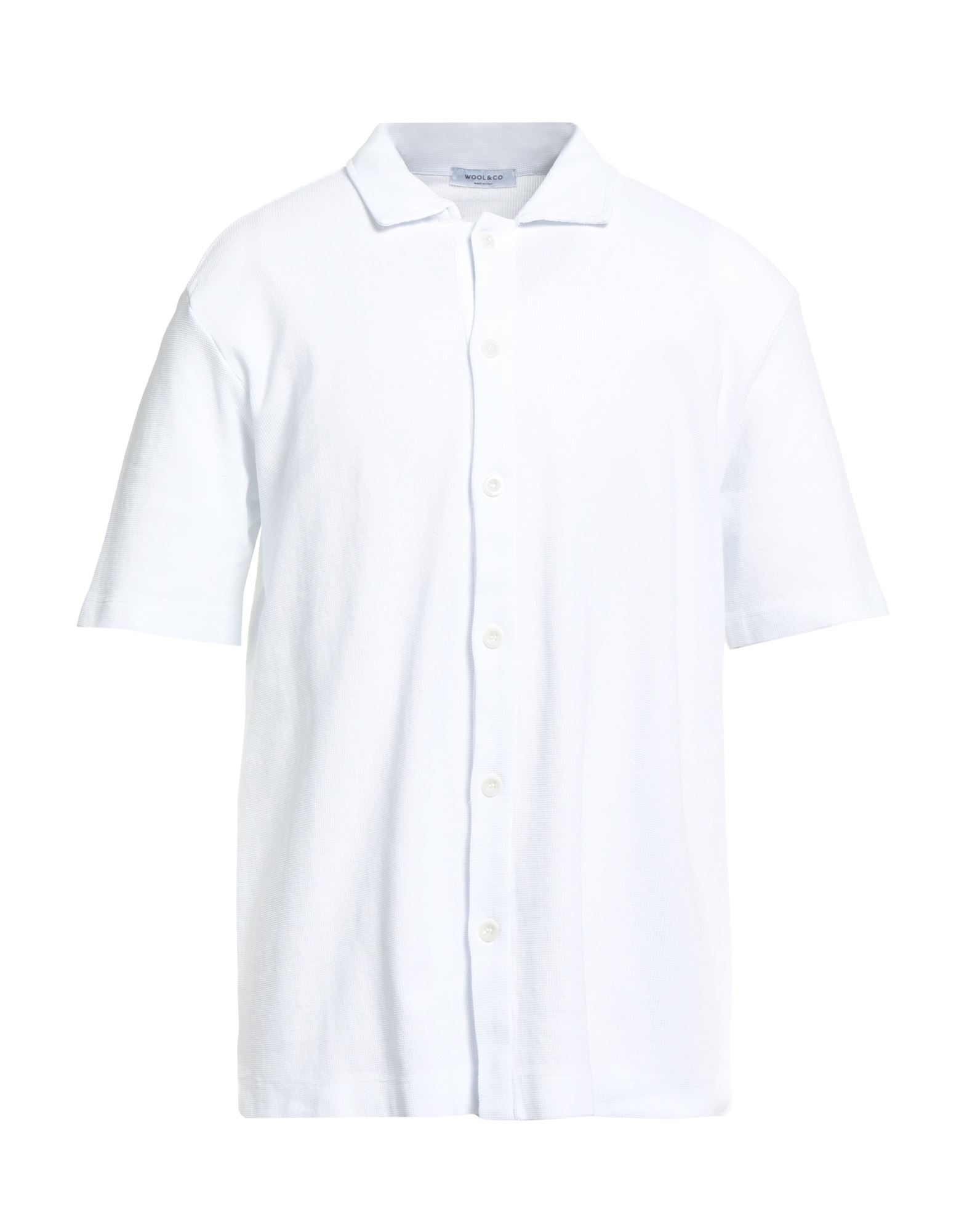 WOOL & CO Hemd Herren Weiß WOOL & CO Hemd Herren Weiß von WOOL & CO
