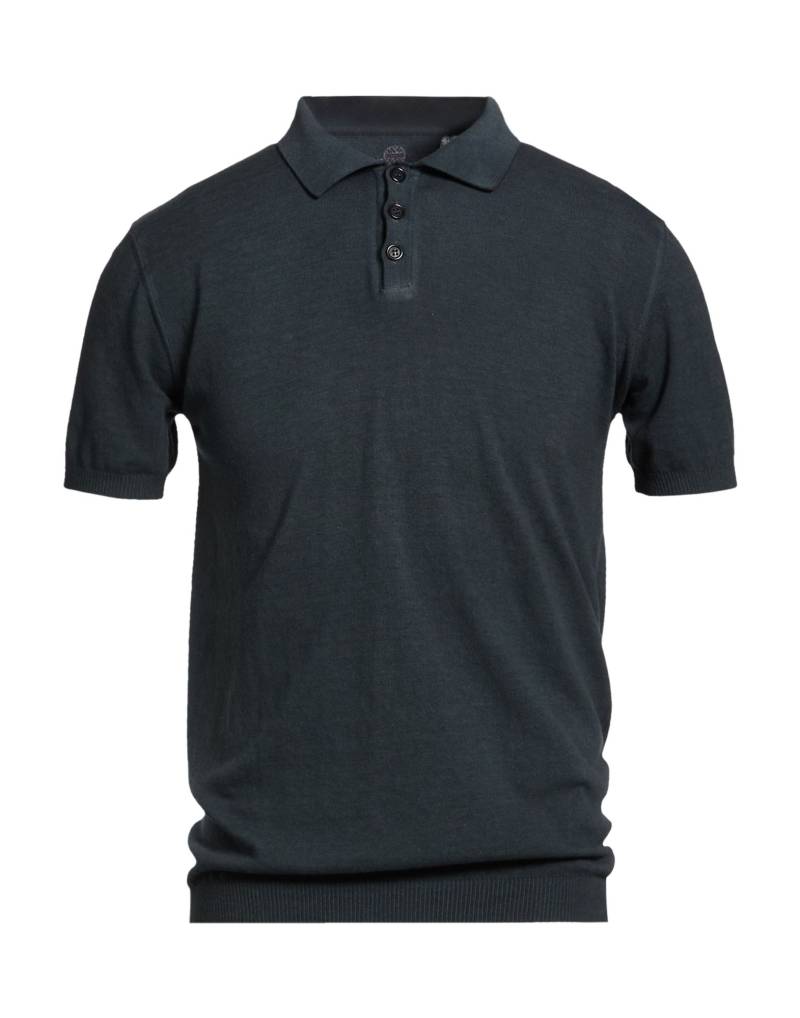 WOOL & CO Poloshirt Herren Braungrau von WOOL & CO