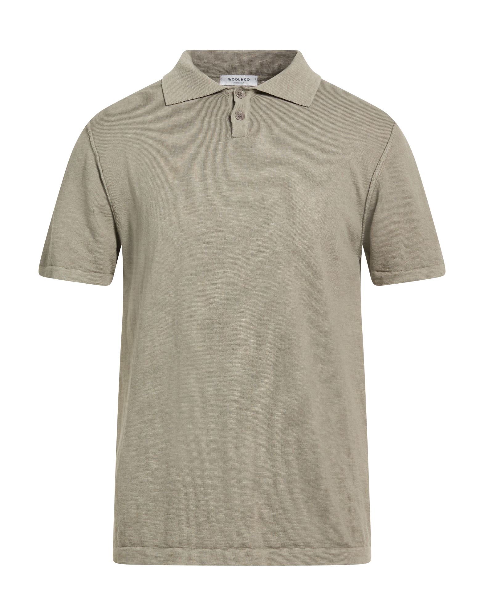 WOOL & CO Poloshirt Herren Grau von WOOL & CO