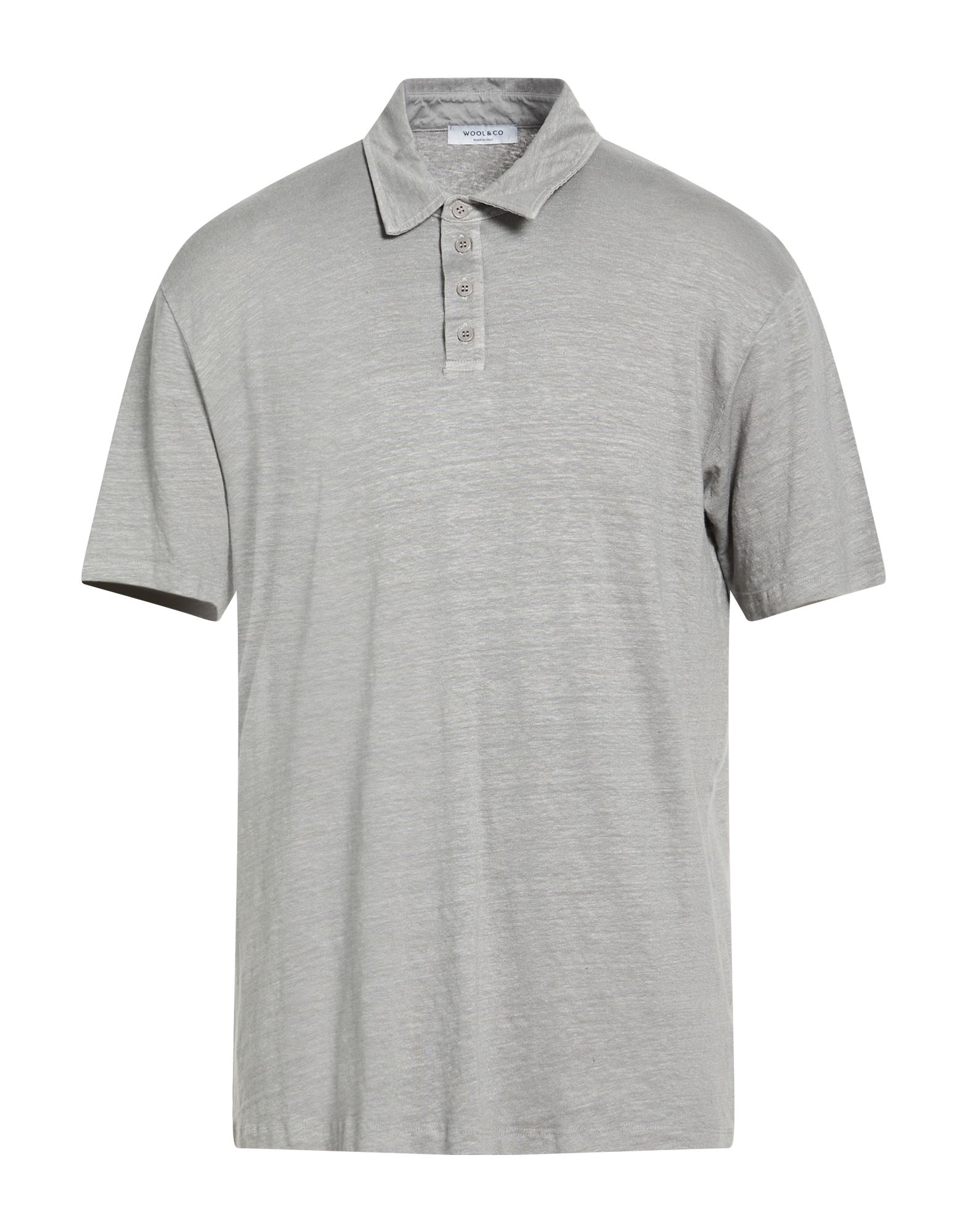 WOOL & CO Poloshirt Herren Grau von WOOL & CO