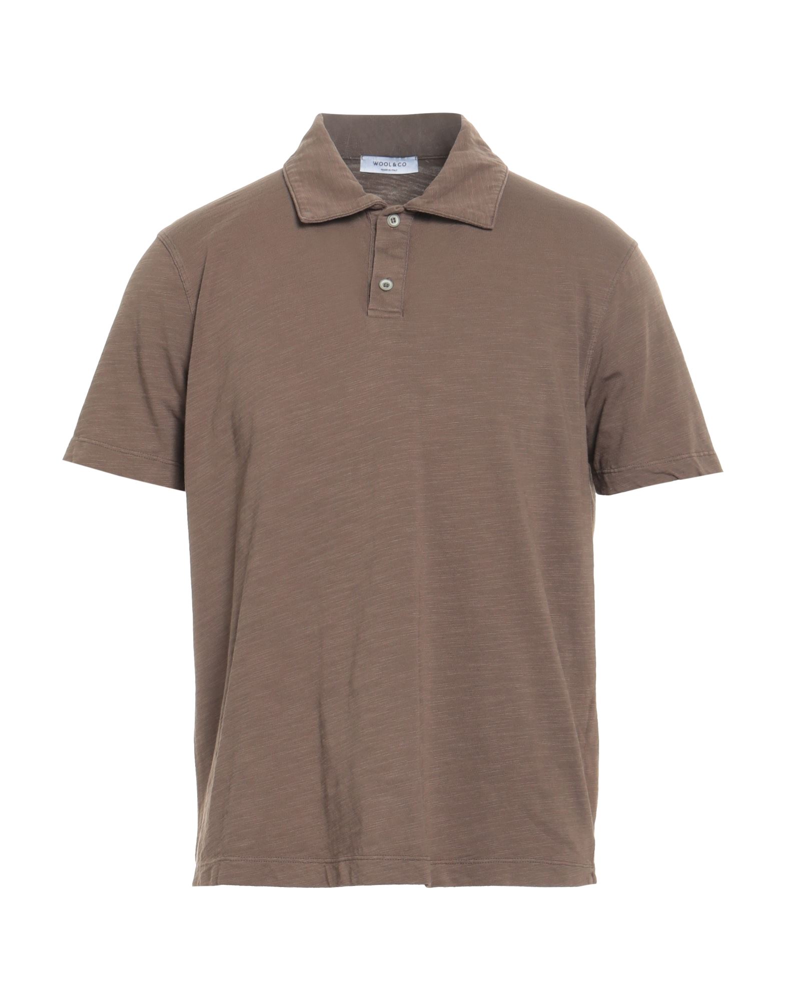 WOOL & CO Poloshirt Herren Khaki WOOL & CO Poloshirt Herren Khaki von WOOL & CO