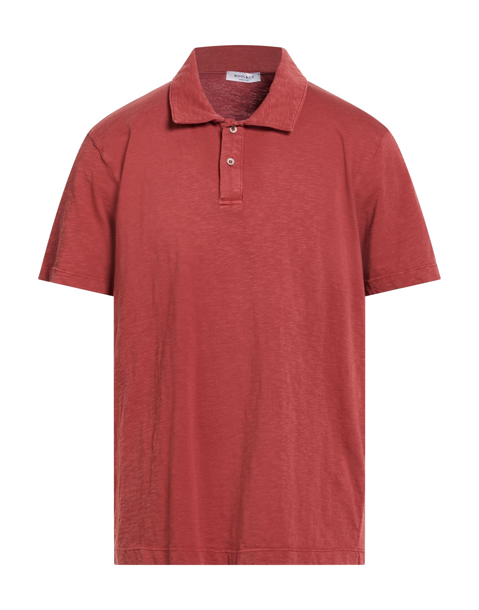 WOOL & CO Poloshirt Herren Lederfarben von WOOL & CO