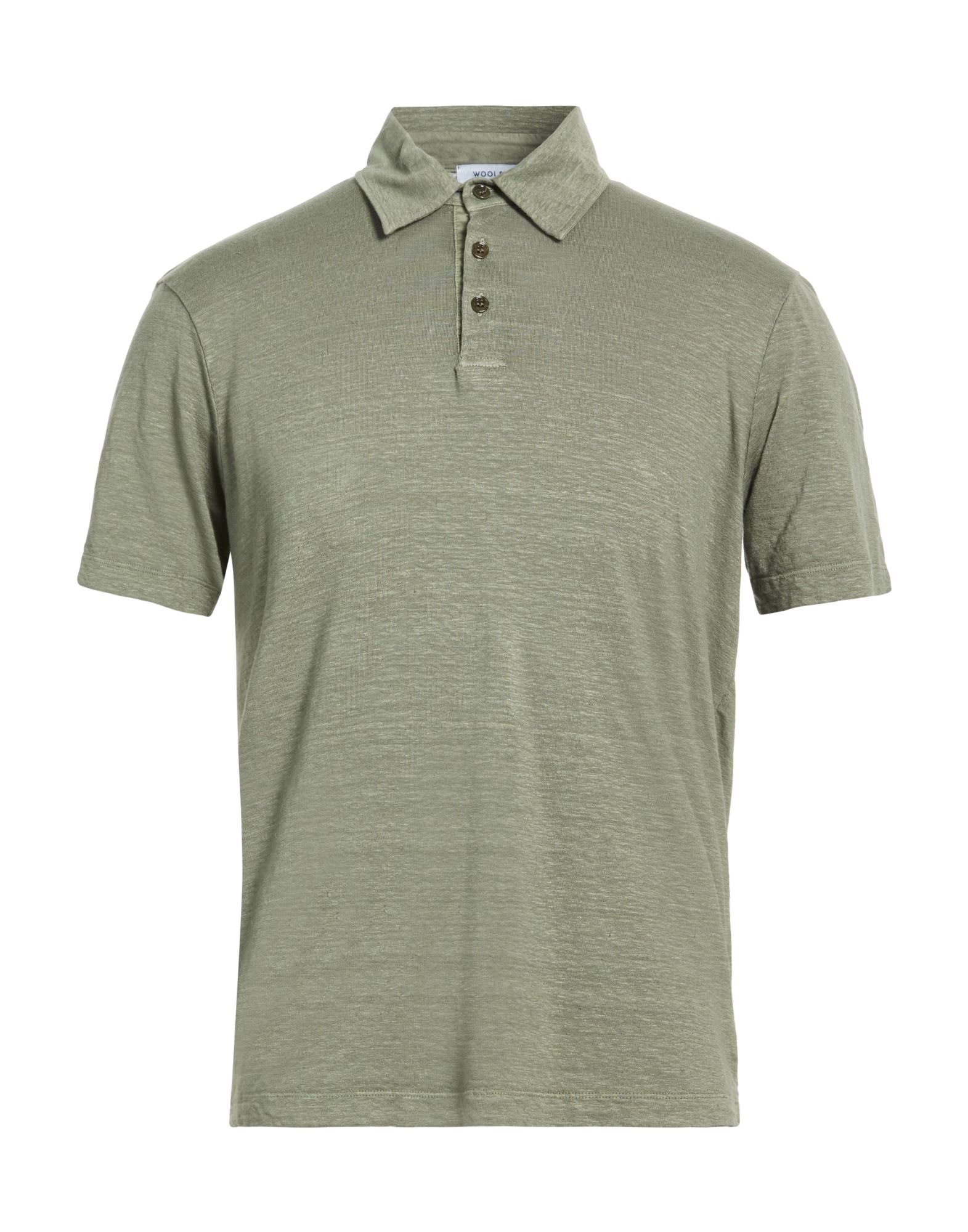 WOOL & CO Poloshirt Herren Militärgrün von WOOL & CO