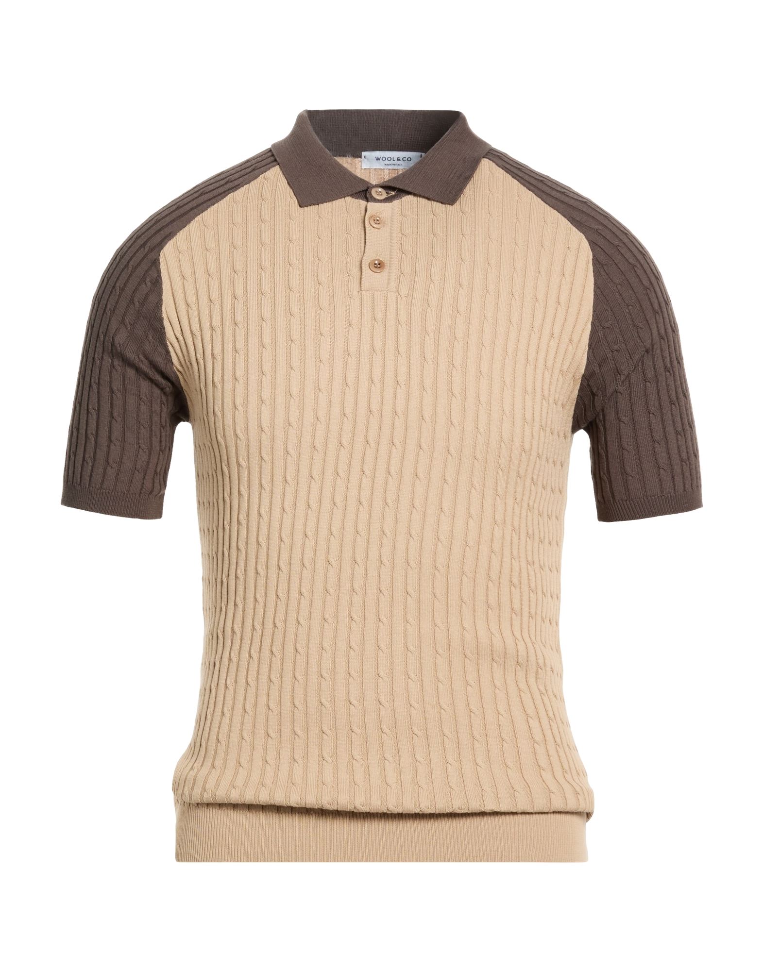 WOOL & CO Pullover Herren Beige von WOOL & CO