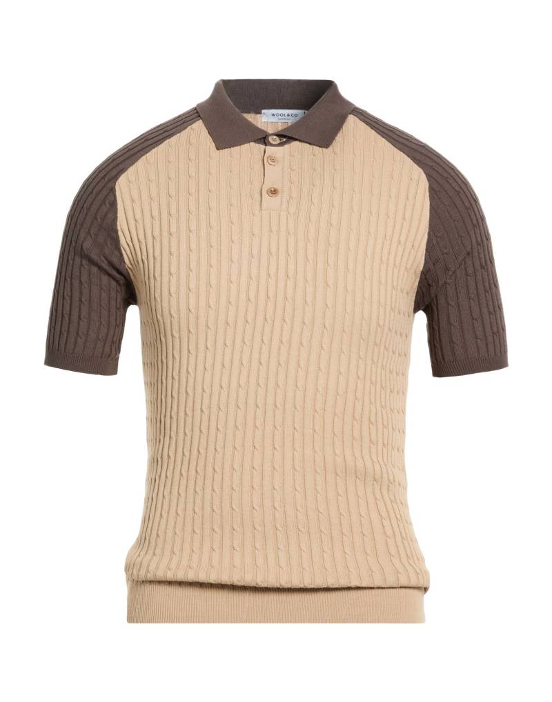 WOOL & CO Pullover Herren Beige von WOOL & CO