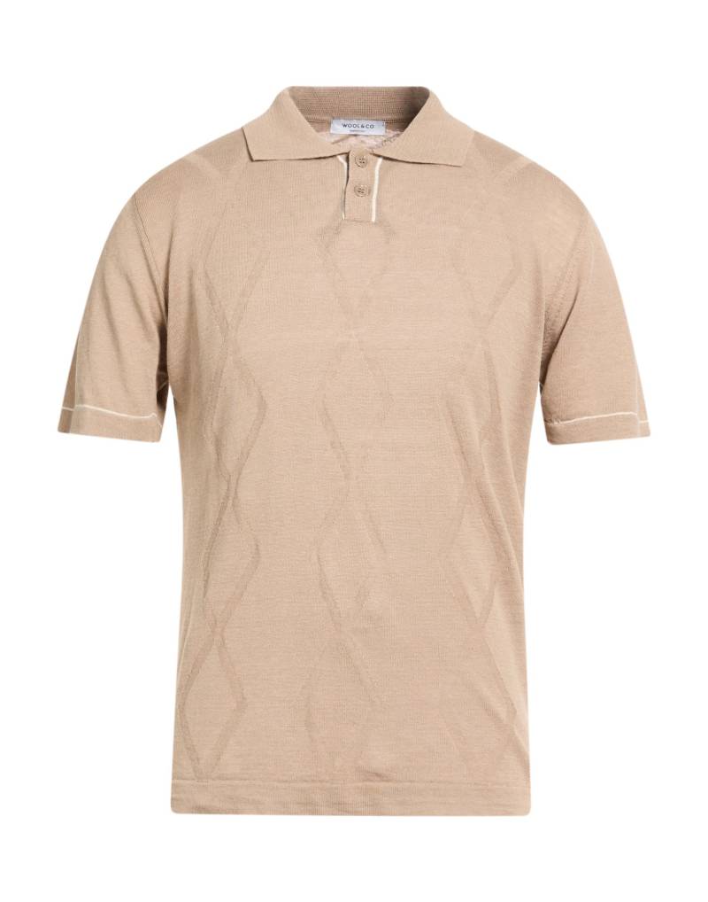 WOOL & CO Pullover Herren Beige von WOOL & CO