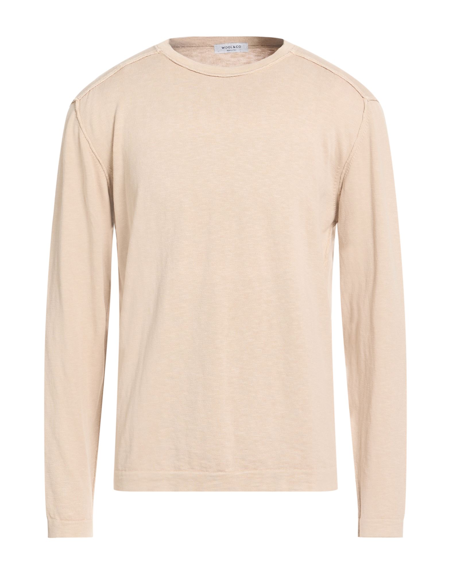 WOOL & CO Pullover Herren Beige von WOOL & CO