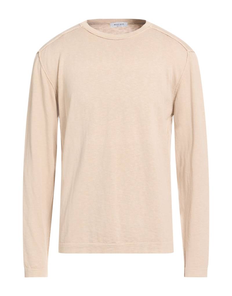 WOOL & CO Pullover Herren Beige von WOOL & CO