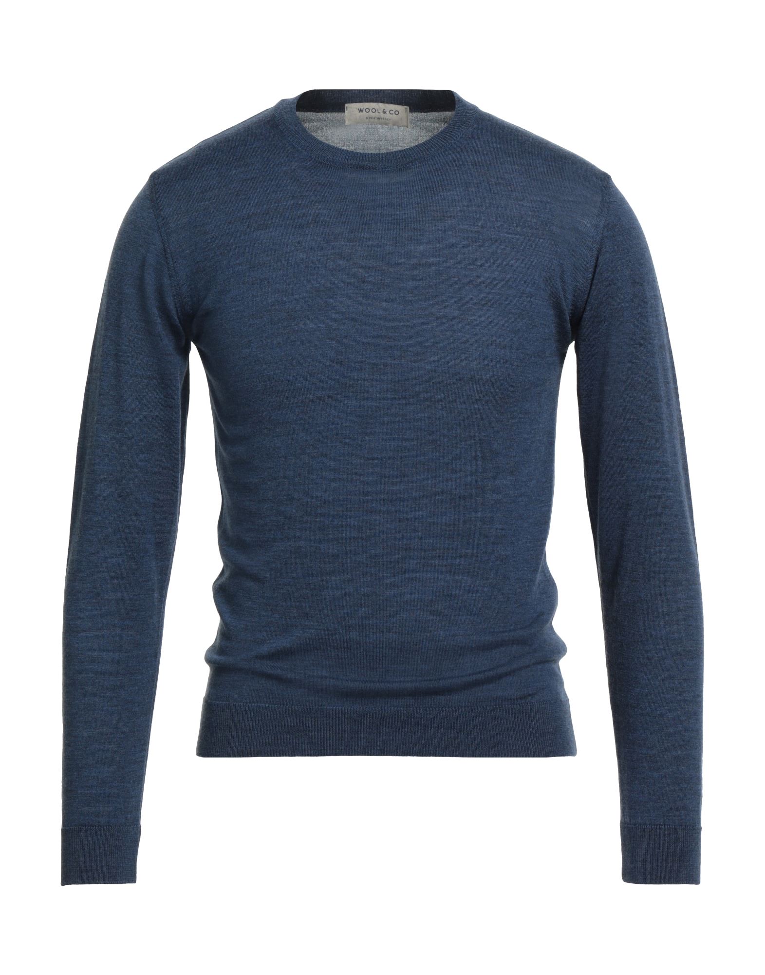WOOL & CO Pullover Herren Blau von WOOL & CO