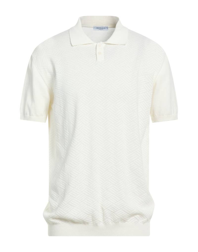 WOOL & CO Pullover Herren Cremeweiß von WOOL & CO