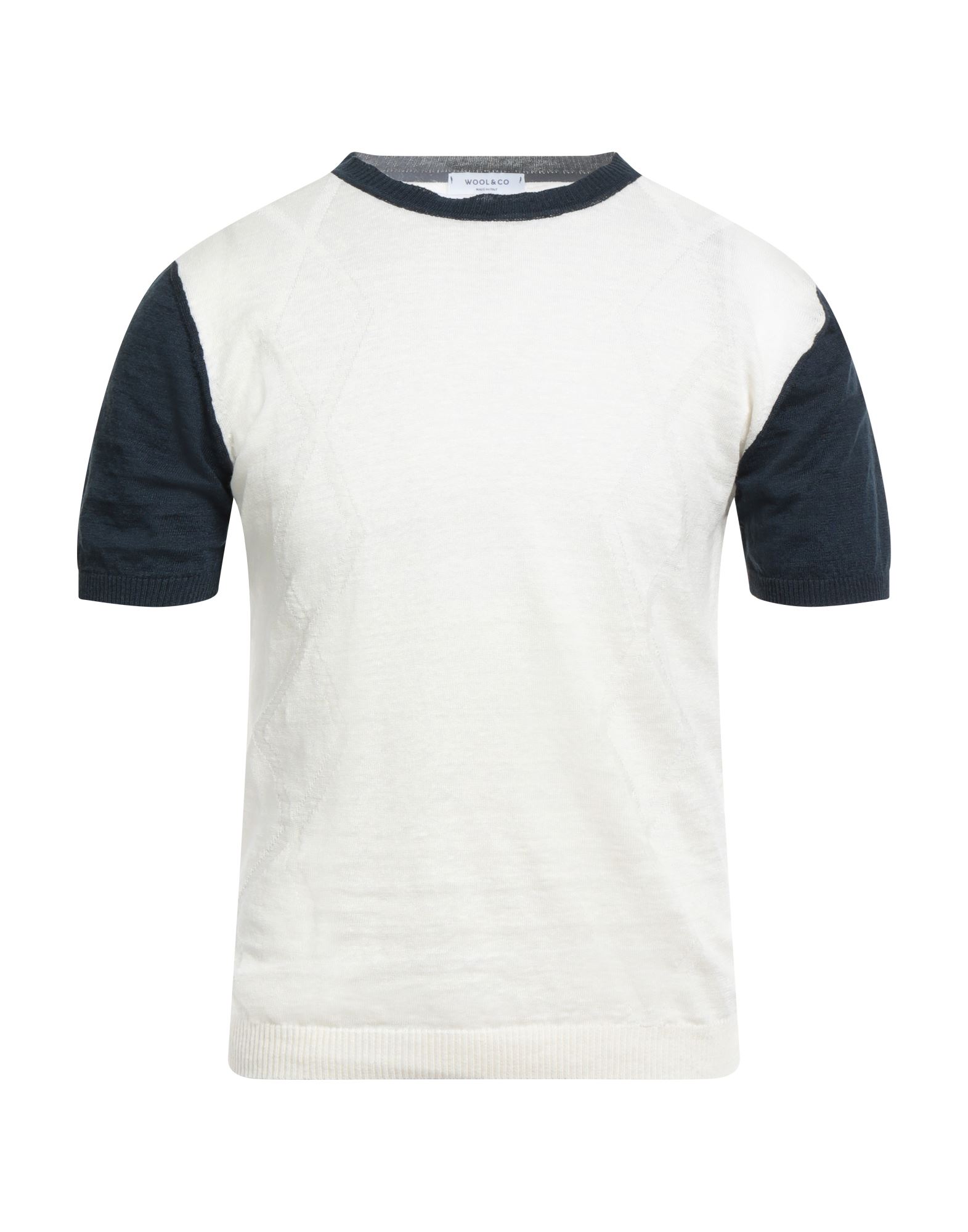 WOOL & CO Pullover Herren Cremeweiß von WOOL & CO