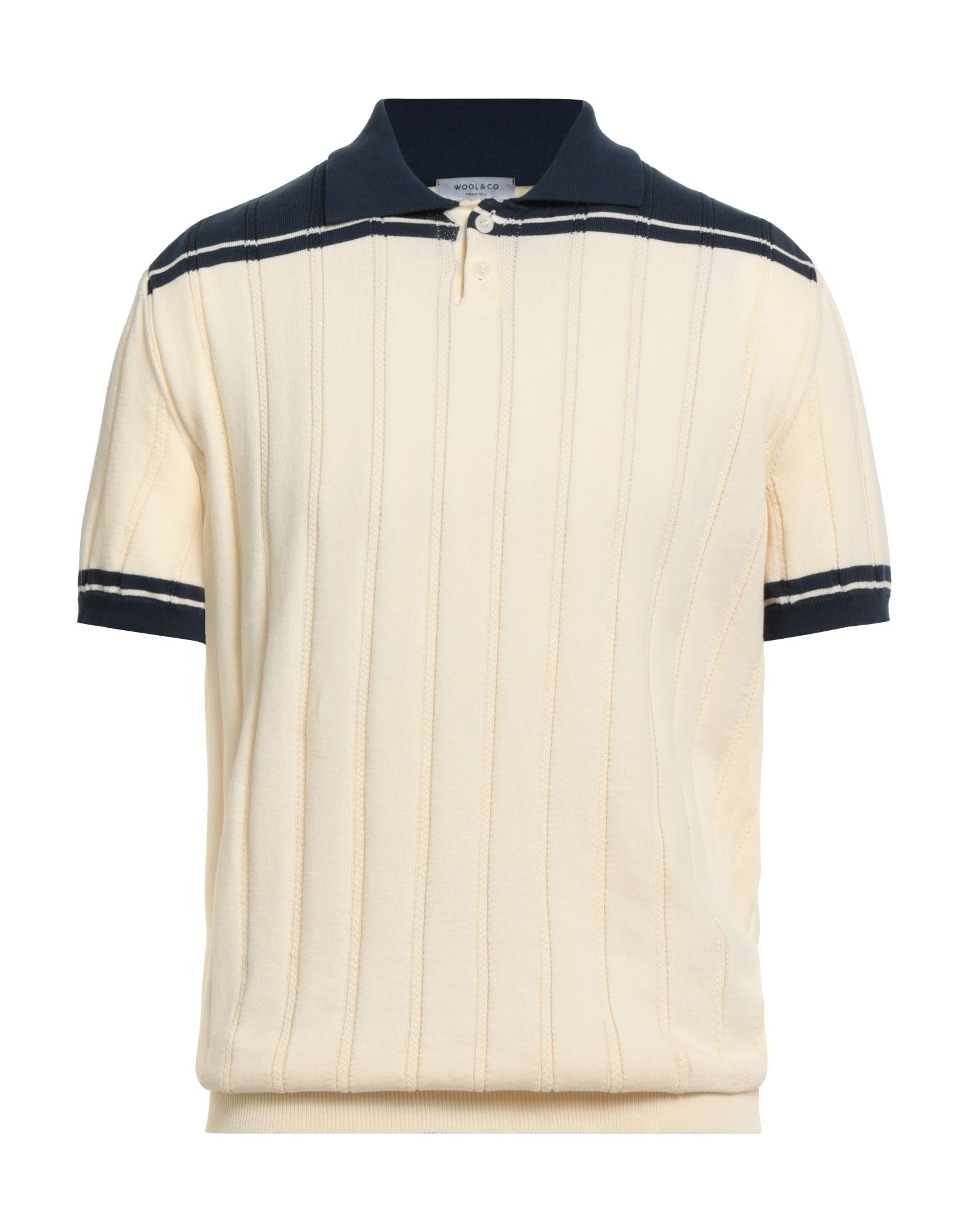 WOOL & CO Pullover Herren Cremeweiß von WOOL & CO