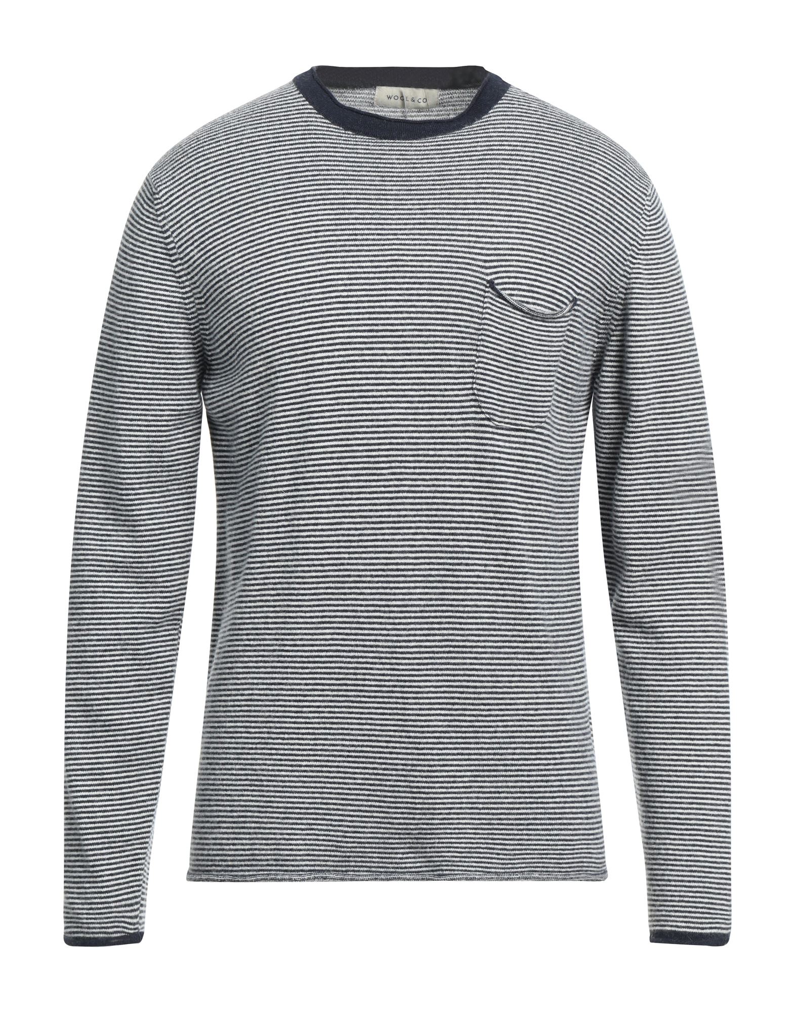 WOOL & CO Pullover Herren Nachtblau von WOOL & CO