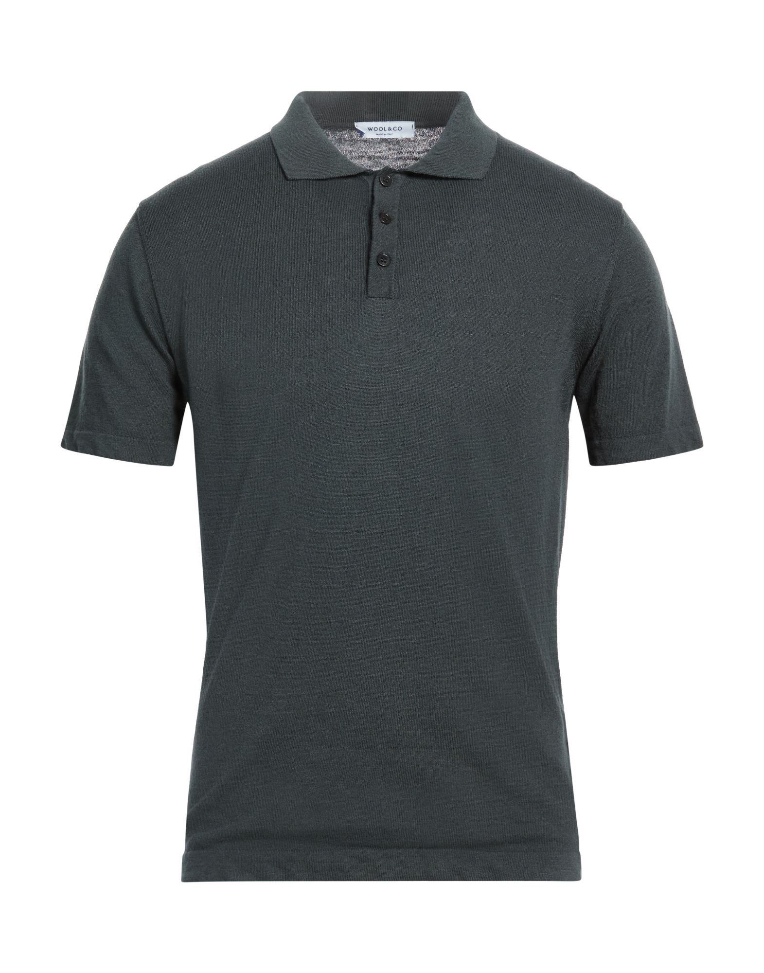 WOOL & CO Pullover Herren Dunkelgrün von WOOL & CO