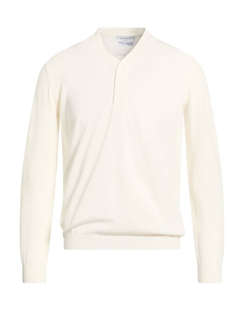 WOOL & CO Pullover Herren Elfenbein von WOOL & CO