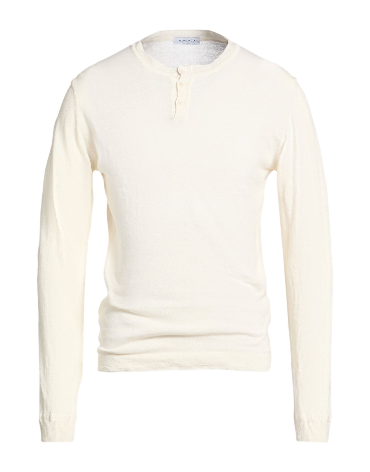 WOOL & CO Pullover Herren Elfenbein von WOOL & CO