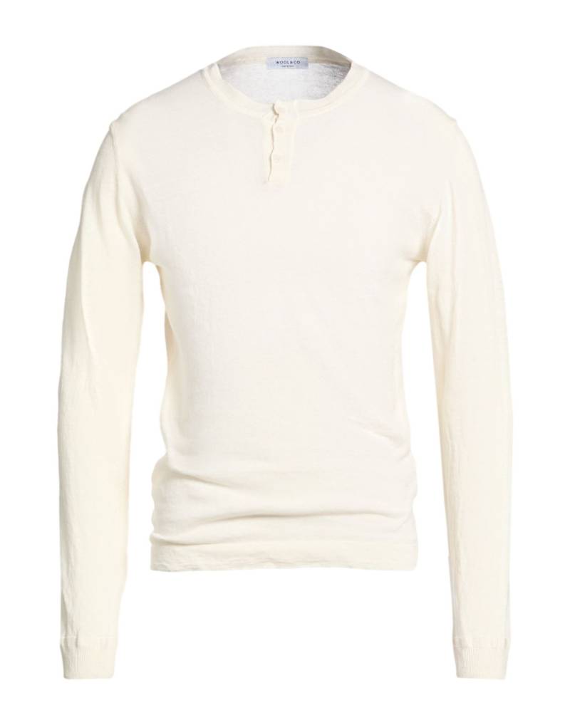 WOOL & CO Pullover Herren Elfenbein von WOOL & CO