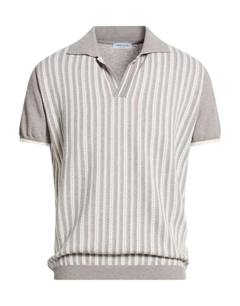 WOOL & CO Pullover Herren Grau von WOOL & CO