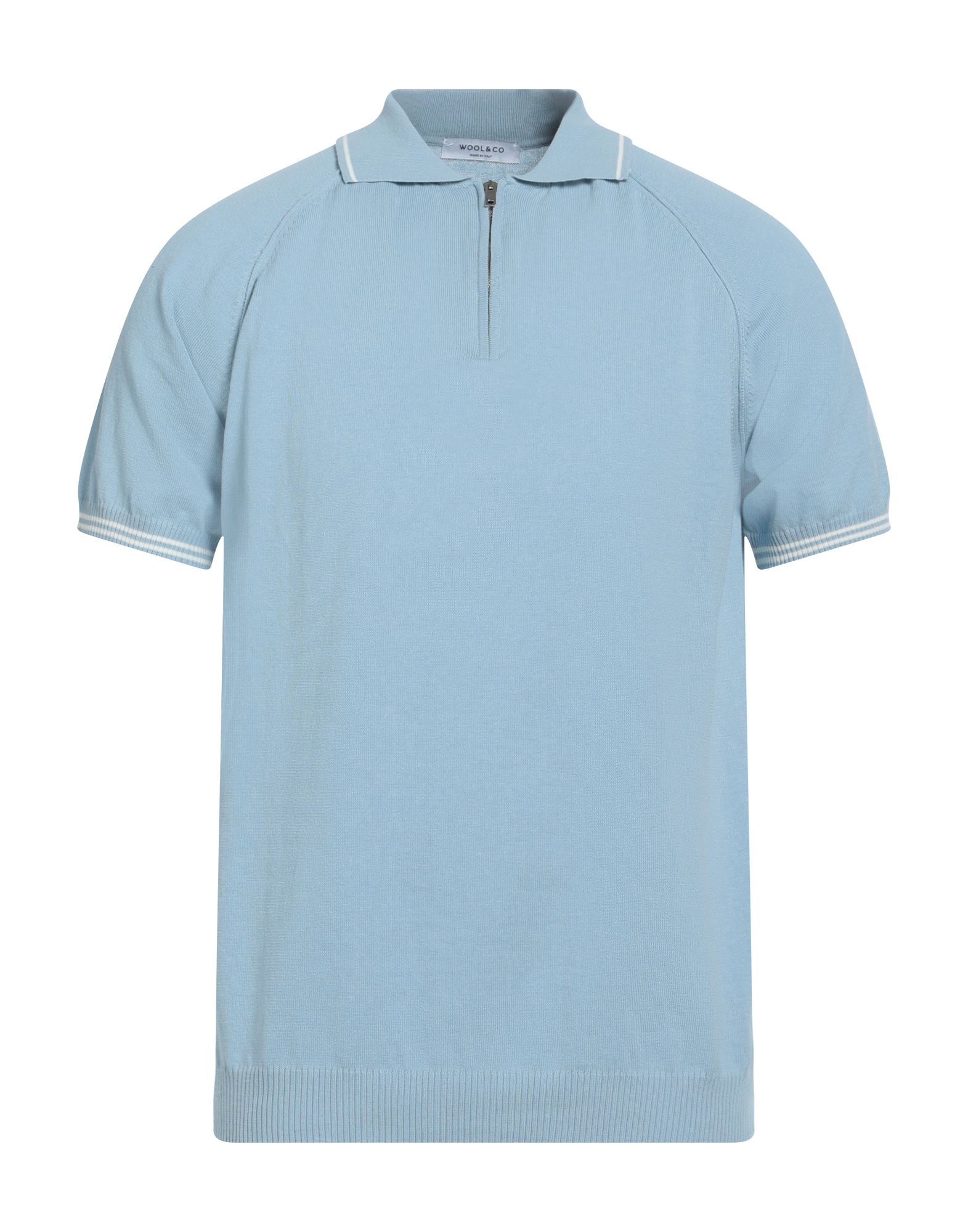 WOOL & CO Pullover Herren Himmelblau von WOOL & CO