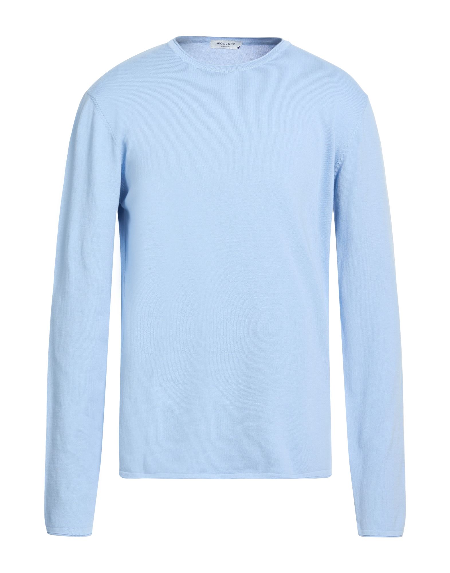 WOOL & CO Pullover Herren Himmelblau von WOOL & CO