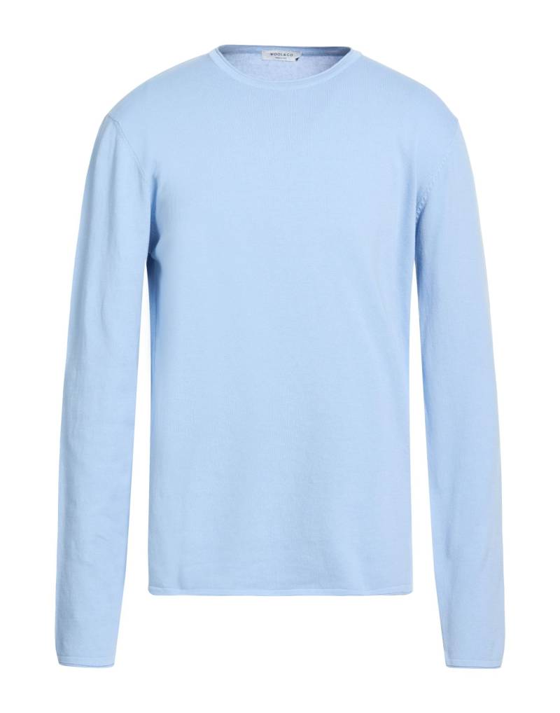 WOOL & CO Pullover Herren Himmelblau von WOOL & CO