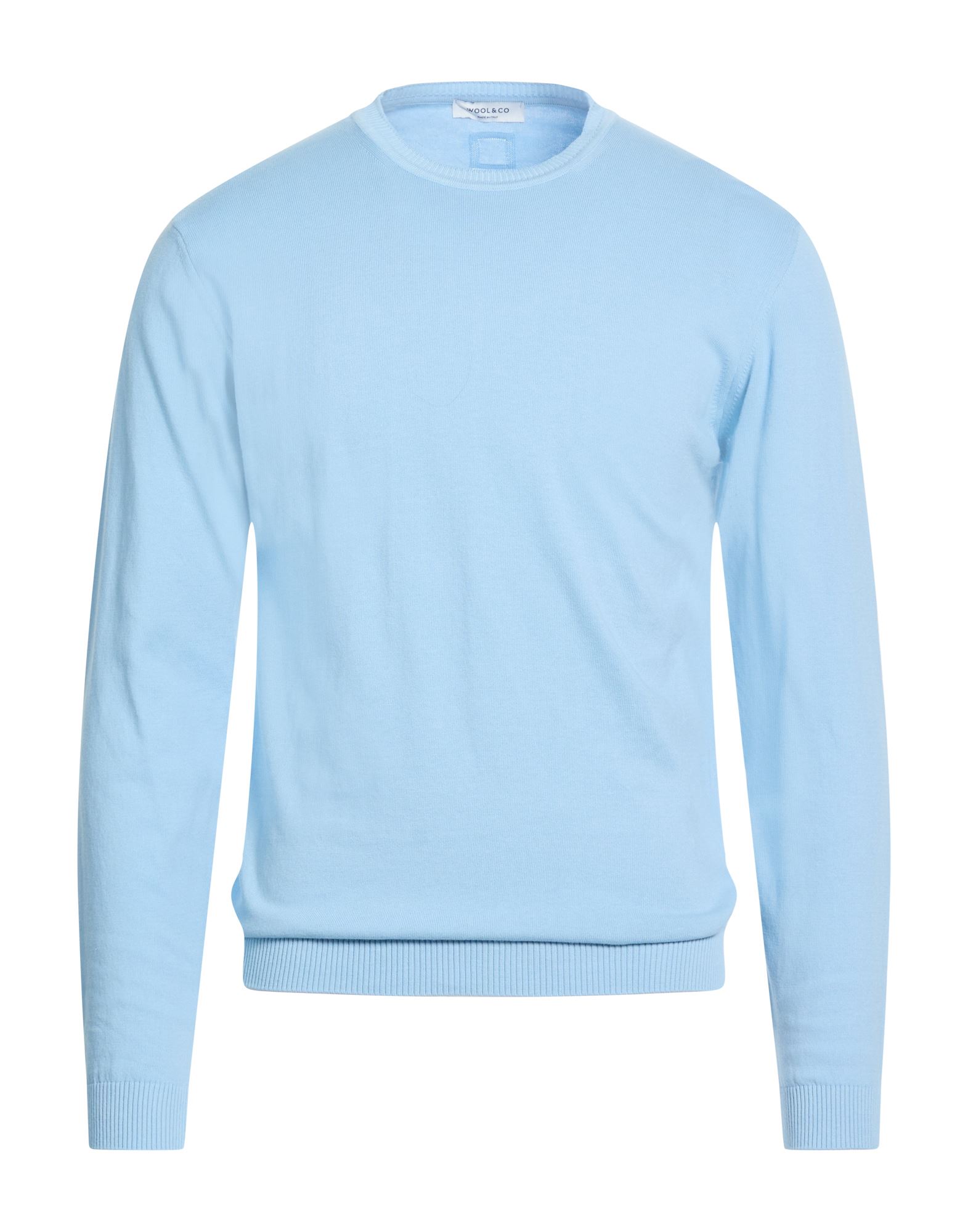 WOOL & CO Pullover Herren Himmelblau von WOOL & CO