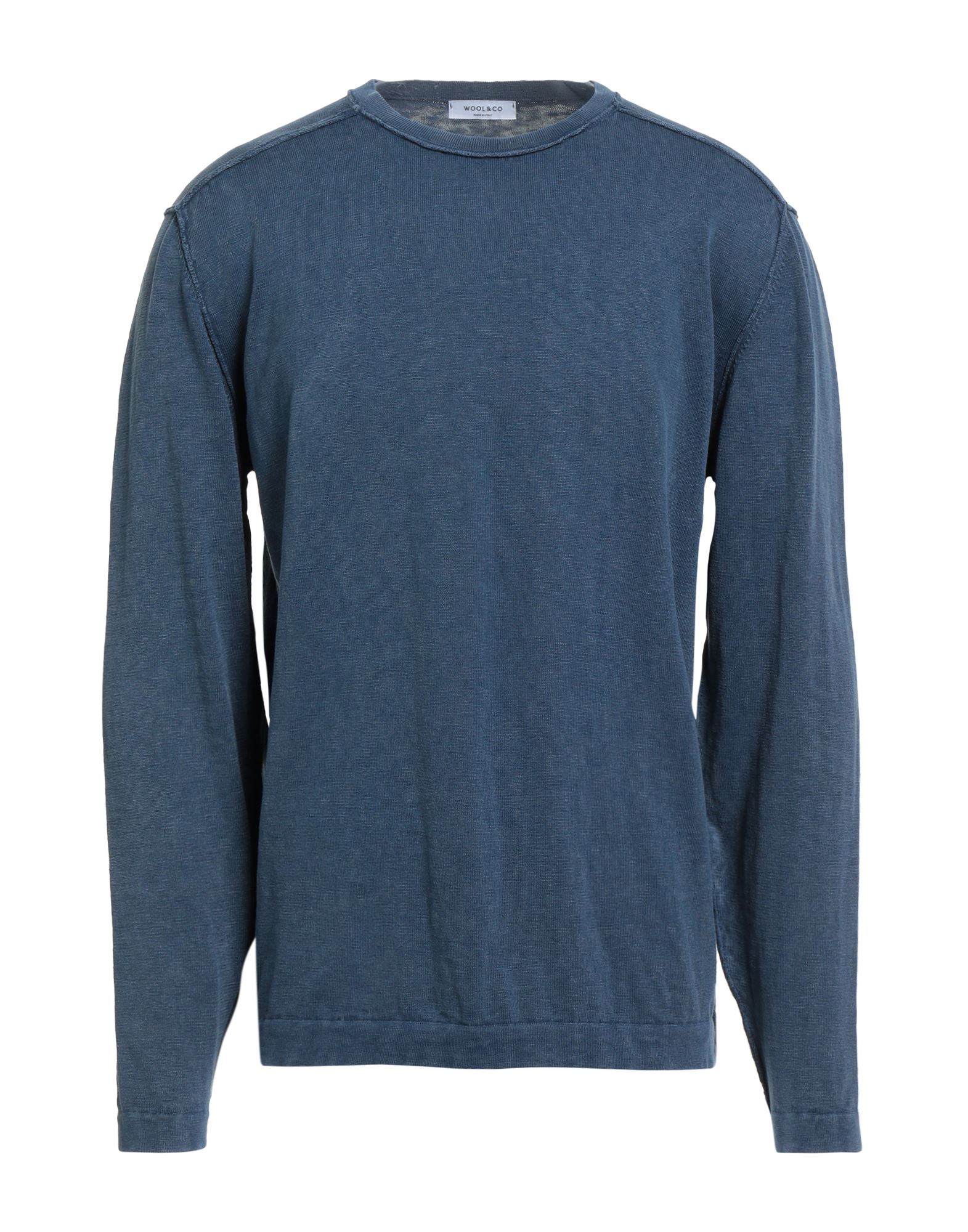 WOOL & CO Pullover Herren Marineblau von WOOL & CO