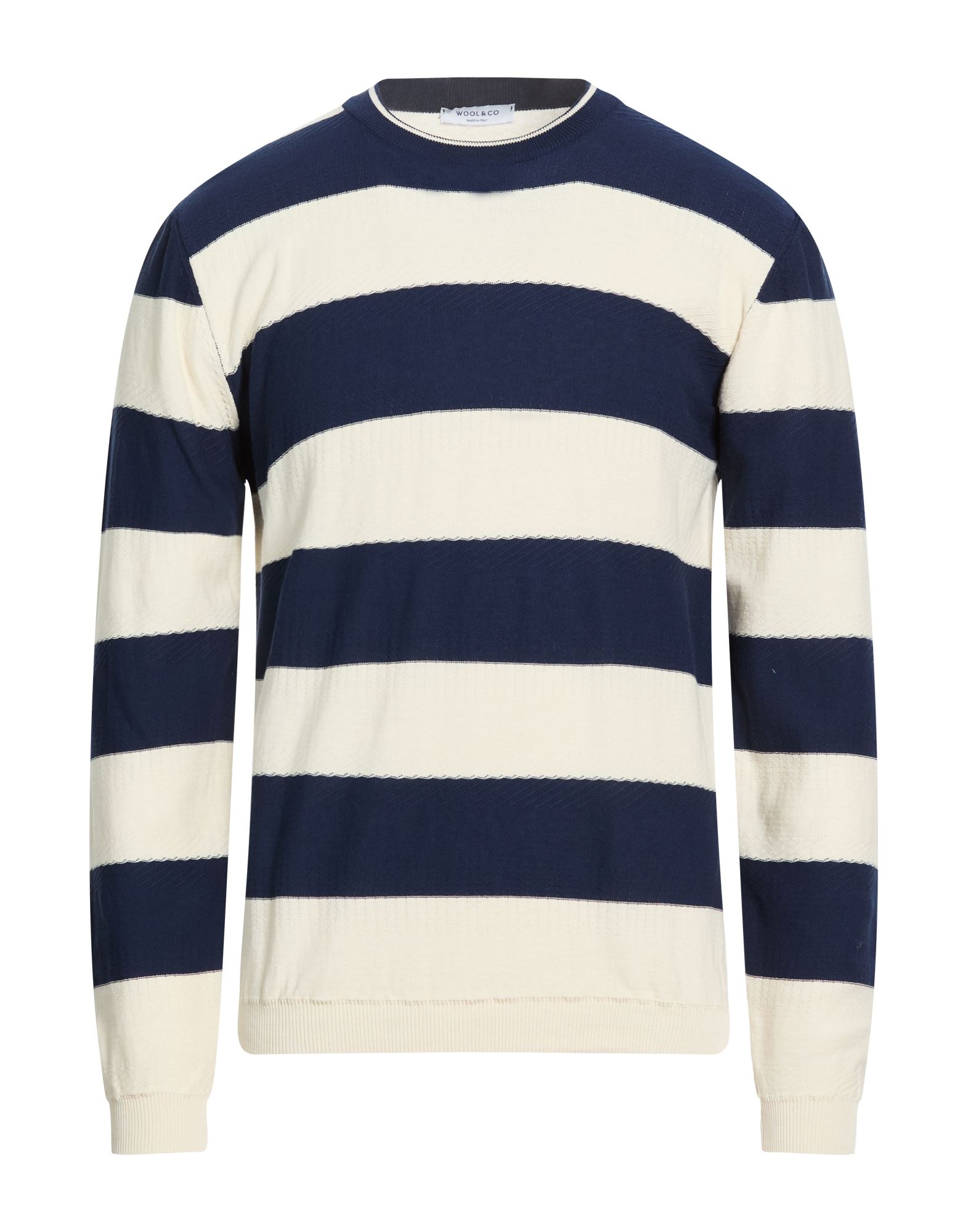 WOOL & CO Pullover Herren Marineblau von WOOL & CO