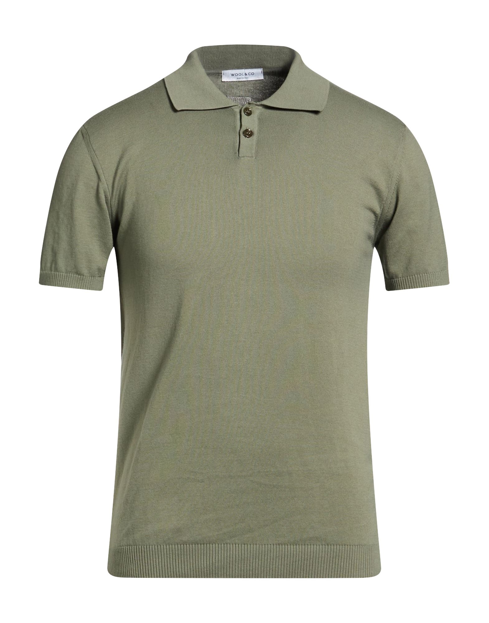 WOOL & CO Pullover Herren Militärgrün von WOOL & CO