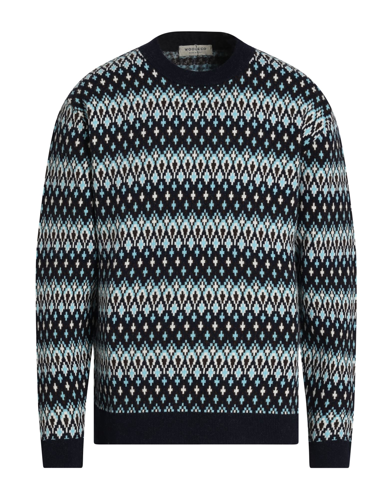 WOOL & CO Pullover Herren Nachtblau von WOOL & CO