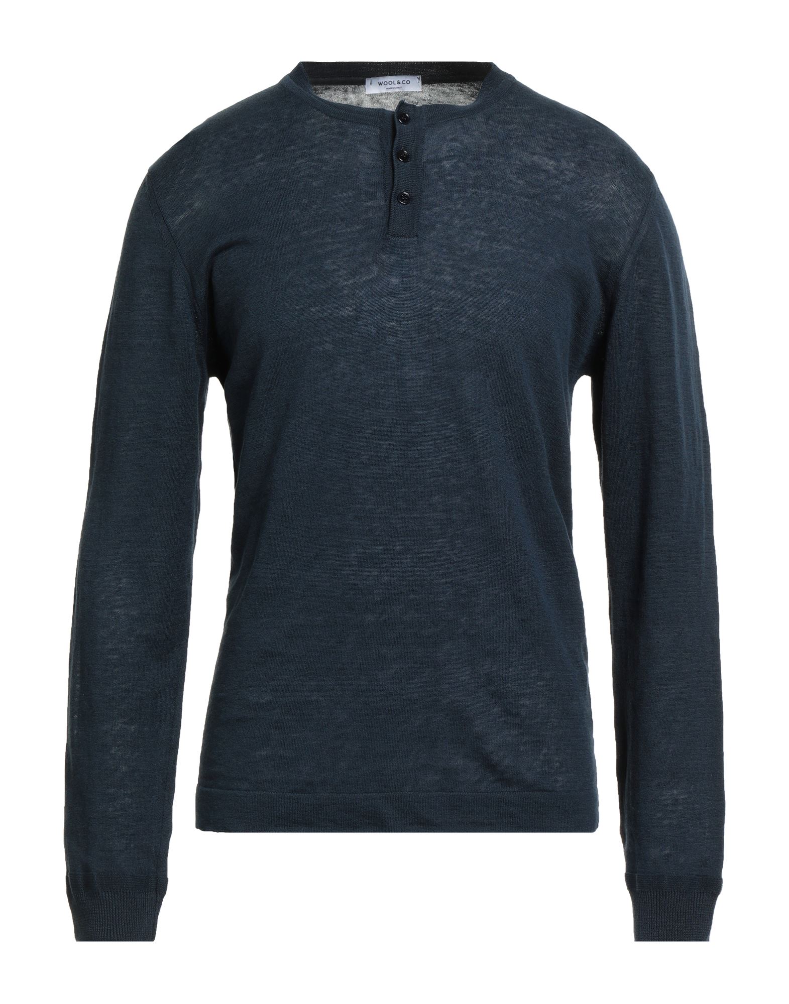 WOOL & CO Pullover Herren Nachtblau von WOOL & CO